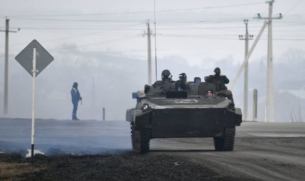 Боевая машина пехоты БМП-2 Боевая машина пехоты БМП-2 возле границы с Украиной в Белгородской области