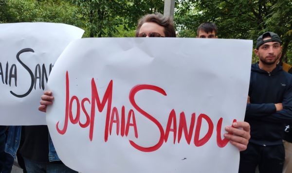 Акция против политики действующей власти и в частности против деятельности президента Молдовы Майи Санду, 6 сентября 2022