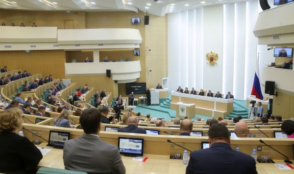 Заседание Совета Федерации РФ