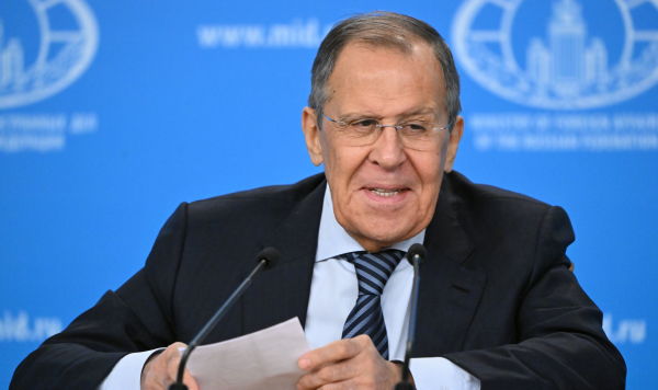 Министр иностранных дел РФ Сергей Лавров проводит пресс-конференцию по итогам 2022 года, 19 января 2022