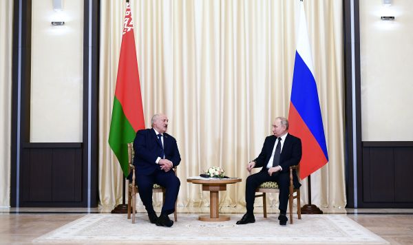 Президент РФ Владимир Путин встретился с президентом Белоруссии Александром Лукашенко
