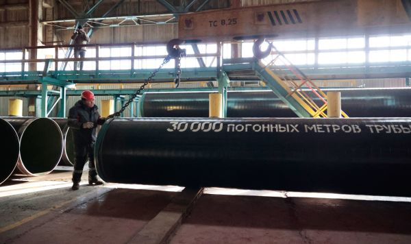 Производство труб для строящегося водовода из Ростовской области в ДНР