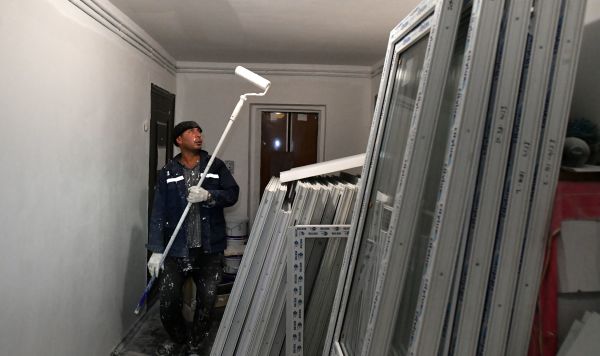 Восстановление жилых домов в Мариуполе строителями из Тулы