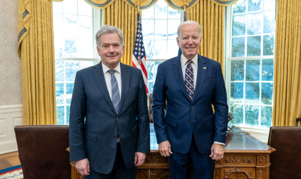 Президент США Джо Байден на встрече с президентом Финляндии Саули Ниинистё, 9 марта 2023 года Президент США Джо Байден на встрече с президентом Финляндии Саули Ниинистё, 9 марта 2023 года