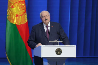 Президент Белоруссии Александр Лукашенко во время послания к народу и парламенту, 31 марта 2023