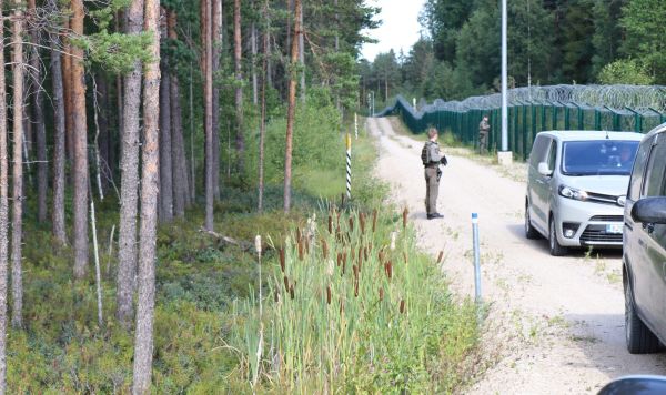 Сотрудники пограничной службы Эстонии