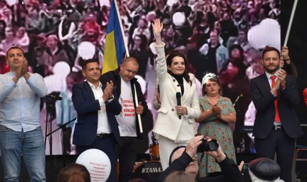 Кандидат от партии "Шор" на выборах главы Гагаузии Евгения Гуцул, Молдавия Кандидат от партии "Шор" на выборах главы Гагаузии Евгения Гуцул, Молдавия