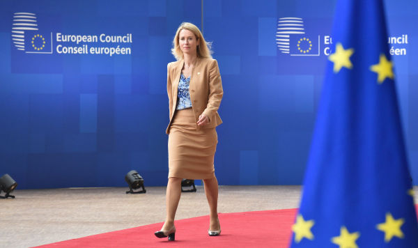Премьер-министр Эстонии Кая Каллас во время заседания Европейского совета в Брюселе, 29 июня 2023 Премьер-министр Эстонии Кая Каллас во время заседания Европейского совета в Брюселе, 29 июня 2023