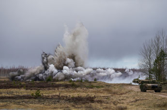 Международные военные учения в Латвии. Архивное фото