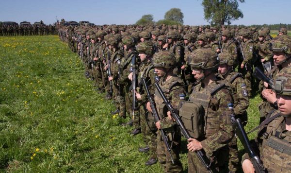 Солдаты армии Эстонии