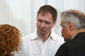 Константин Никулин в Вильнюсском окружном суде после вынесения приговора, 11 мая 2011 года