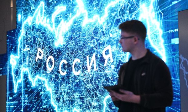 Работа выставки "Россия"