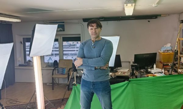 Литовский журналист Айнис Петкус, ведущий студии "Перспектива", 15 ноября 2023 года