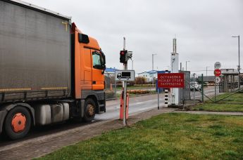 Очереди из грузовиков у российско-литовской таможни