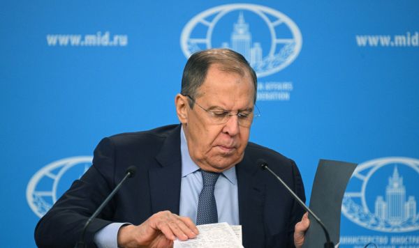 Пресс-конференция главы МИД РФ Сергея Лаврова