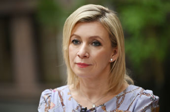 Официальный представитель Министерства иностранных дел России Мария Захарова во время интервью агентству РИА Новости