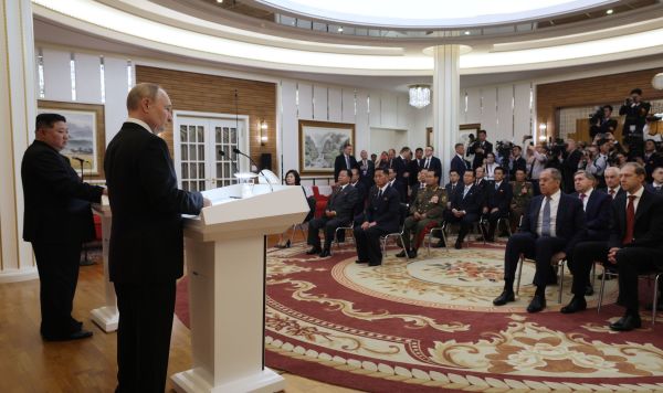 Дружественный государственный визит президента Владимира Путина в КНДР