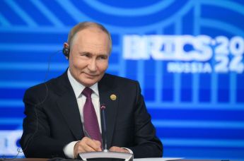 Президент РФ Владимир Путин на пресс-конференции в рамках XVI саммита БРИКС в Казани