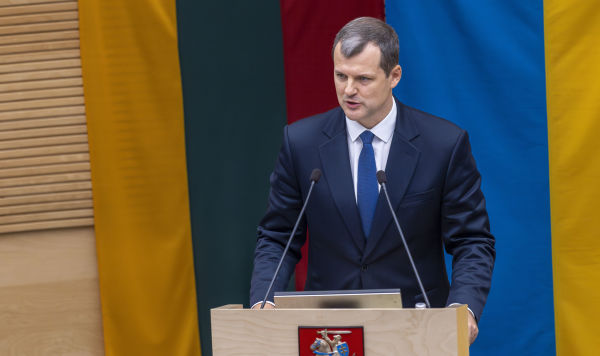 Премьер-министр Литвы Гинтаутас Палуцкас Премьер-министр Литвы Гинтаутас Палуцкас