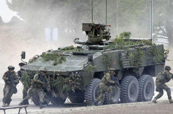Учения НАТО 'Saber Strike 2018' в Пабраде, Литва