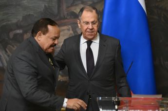 Встреча глав МИД РФ и Судана С. Лаврова и А. Шарифа