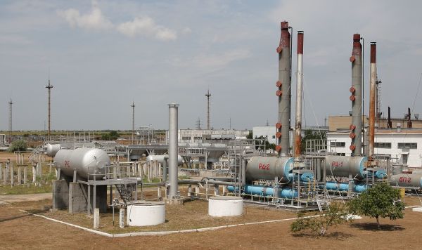 Установка подогрева теплоносителя Глебовского газового подземного хранилища в Черноморском районе Республики Крым