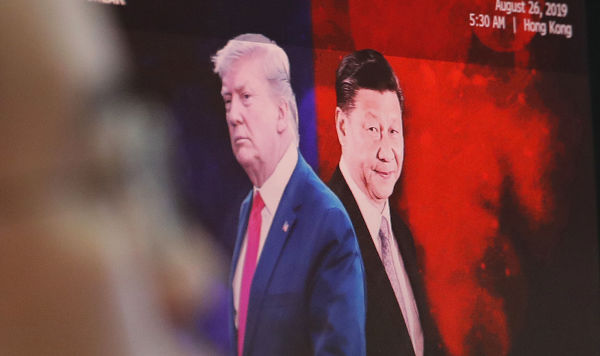 Изображения Дональда Трампа и Си Цзиньпина Изображения Дональда Трампа и Си Цзиньпина