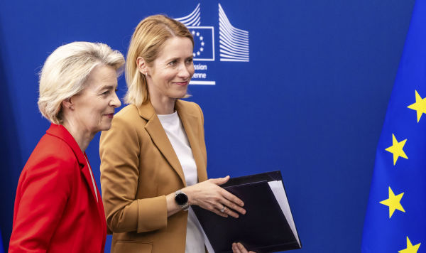Председатель Европейской комиссии Урсула фон дер Ляйен и глава внешнеполитического ведомства Европейского союза Кая Каллас Председатель Европейской комиссии Урсула фон дер Ляйен и глава внешнеполитического ведомства Европейского союза Кая Каллас