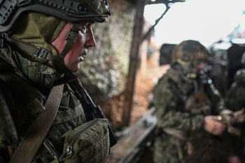 Боевая работа расчета "Гиацинт-Б" на Купянском участке фронта