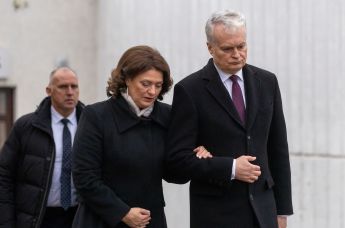 Президент Литвы Гитанас Науседа с супругой
