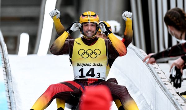 Олимпиада-2022. Санный спорт. Командная эстафета