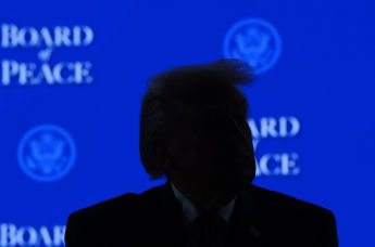 Президент США Дональд Трамп во время ежегодного заседания Всемирного экономического форума в Давосе, Швейцария, в четверг, 22 января 2026 года