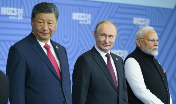 XVI саммит БРИКС. Совместное фотографирование глав делегаций стран БРИКС