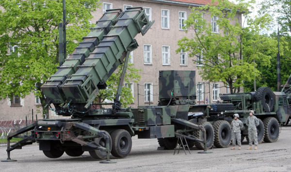 Батарея ЗРК Patriot на военной базе Моронг, Польша