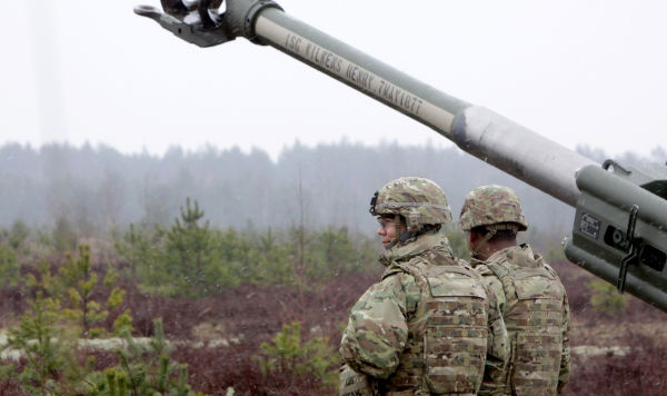 Военные учения НАТО Operation Summer Shield на полигоне Адажи в Латвии