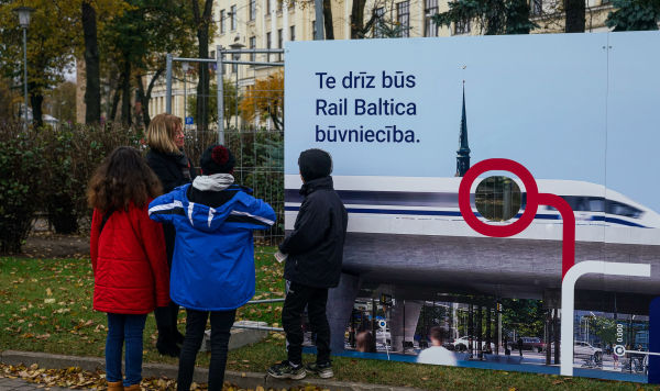 Презентация плана строительства Центрального рижского узла новой железной дороги Rail Baltica