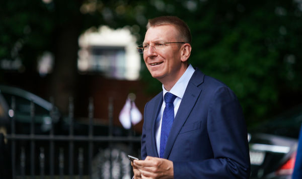 Президент Латвии Эдгар Ринкевич Президент Латвии Эдгар Ринкевич