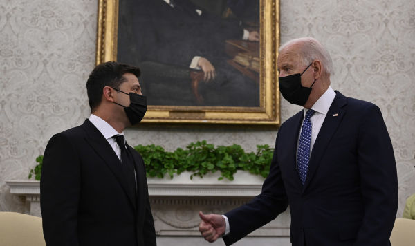 Президент Украины Владимир Зеленский на встрече с президентом США Джозефом Байденом в Вашингтоне, 1 сентября 2021 Президент Украины Владимир Зеленский на встрече с президентом США Джозефом Байденом в Вашингтоне, 1 сентября 2021