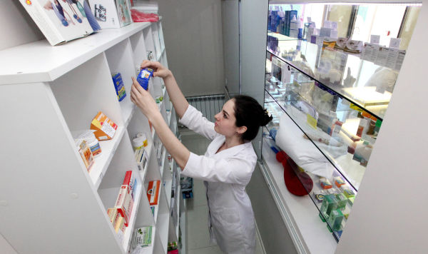 Работа аптеки 