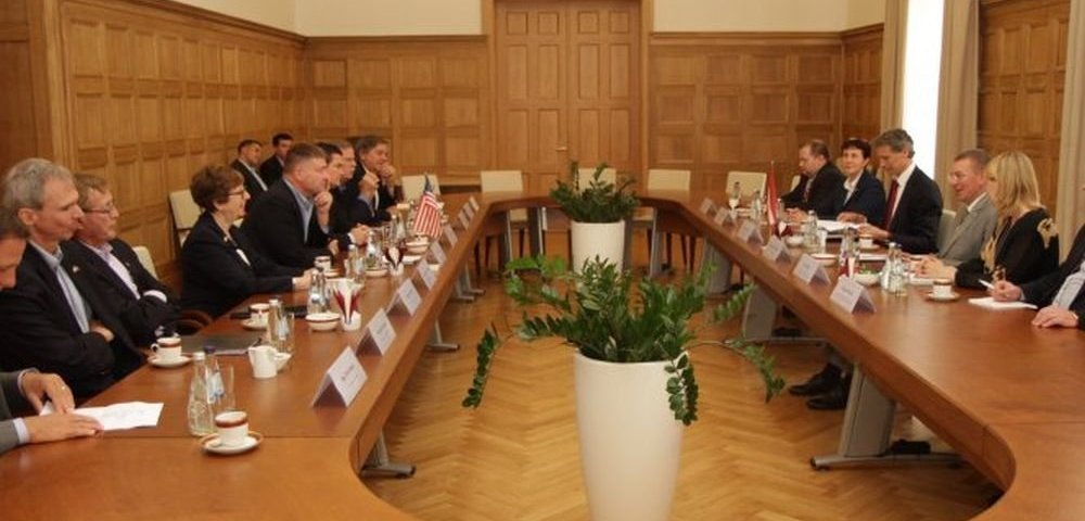 Конгрессмены США в МИД Латвии.