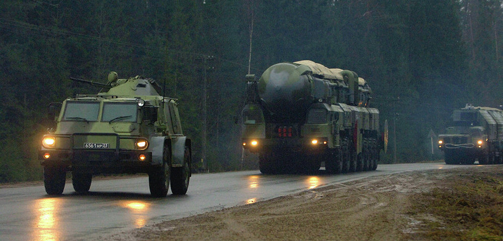 Эшелонированная система охраны ракетного комплекса "Тополь-М".