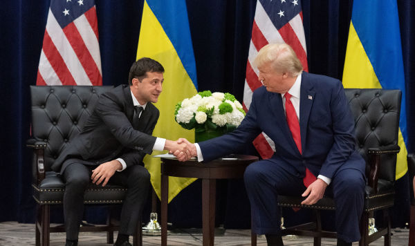 Президент Украины Владимир Зеленский встретился в Нью-Йорке с Президентом США Дональдом Трампом, 25 сентября 2019 Президент Украины Владимир Зеленский встретился в Нью-Йорке с Президентом США Дональдом Трампом, 25 сентября 2019
