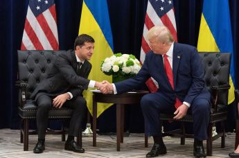 Президент Украины Владимир Зеленский встретился в Нью-Йорке с Президентом США Дональдом Трампом, 25 сентября 2019