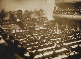 Официальное открытие Лиги Наций, 15 ноября 1920 года